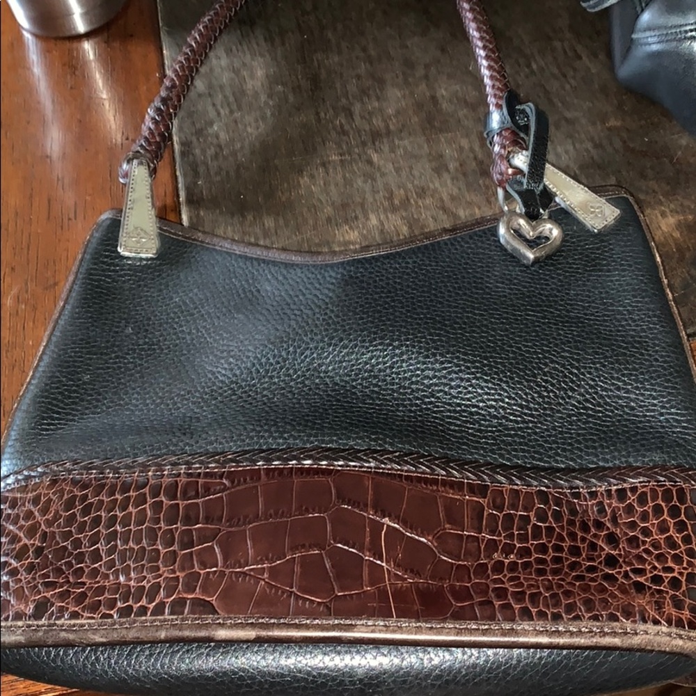 Brighton very heavy leather bag purse